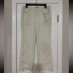 Democracy Cream Ankle Cropped Jeans Relaxed Fit